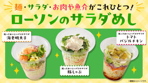 ローソン、パスタサラダシリーズにフォーやラーメンを使った商品登場