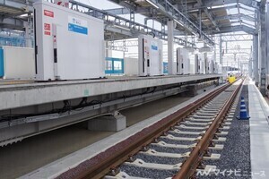 西武新宿線東村山駅、高架化前にレールウォーク - 新ホームも見学